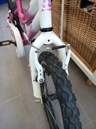 Bicicleta niña rosa J-Wem