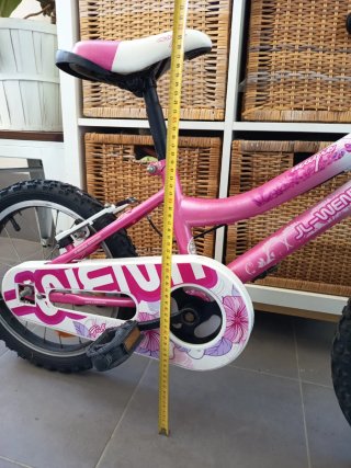 Bicicleta niña rosa J-Wem