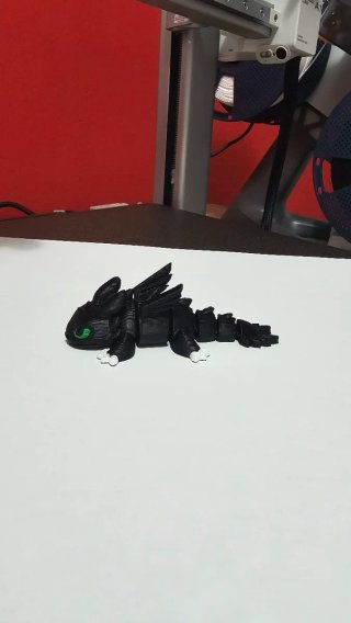 Furia nocturna 3D articulada llavero
