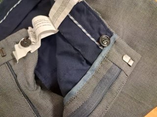 Completo uomo Zara grigio/blu