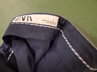 Completo uomo Zara grigio/blu