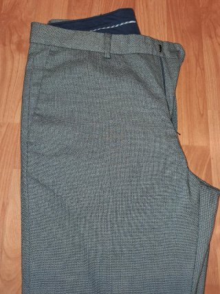 Completo uomo Zara grigio/blu
