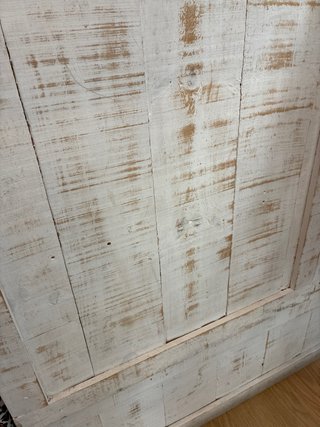 Mostrador de madera rústico