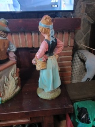 Pareja figuras payés yeso
