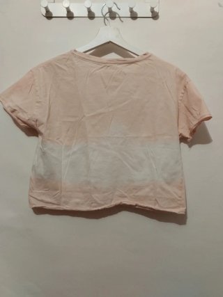 Camiseta cropped Zara Kids "Los Ángeles"