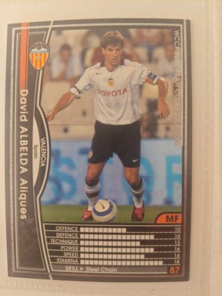 Cromos japoneses Valencia CF 2004-2005 Panini