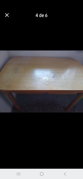 REGALO Mesa de madera con cajones