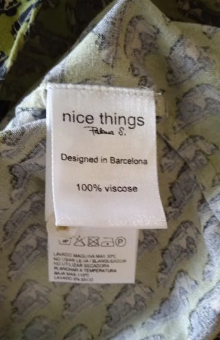 Camisa Nice Things Verde Talla M/L
