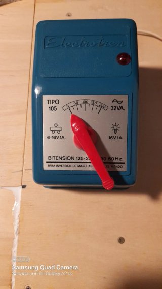 Transformador Electrotrén 6-16V 1A