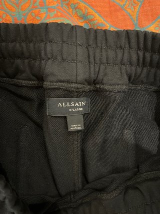 3 Pantalones AllSaints Negro Talla XL