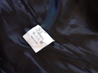 Cappotto pelliccia nero lungo taglia S