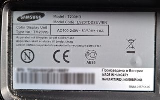 Monitor Samsung T200HD
