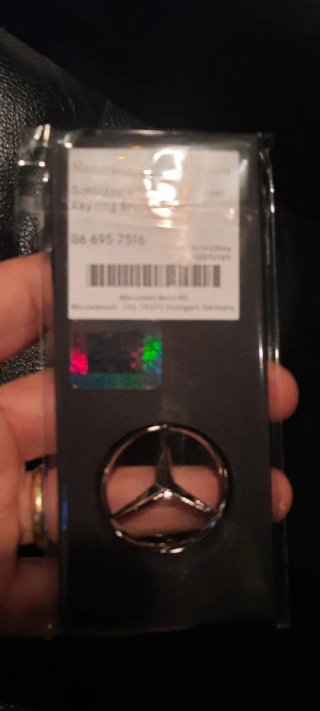 Portachiavi Mercedes Benz Stella Argento