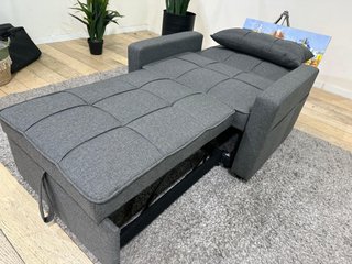 Sofá Cama 1 Plaza Gris 90cm