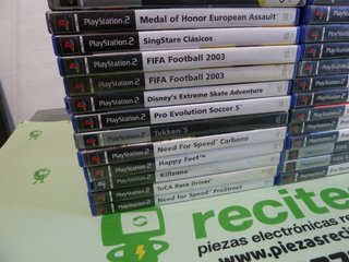 LOTE 41 CARCASAS DE JUEGOS VACIAS PS2