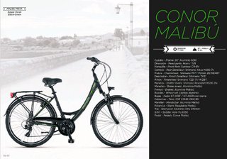 Bicicleta Urbana Conor Malibú Negra