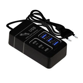 Estacion de carga BP633-1 , 3 x usb+3pd 65w Nuevo