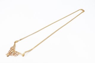 Collar Oro 18k Bismark con Circonitas