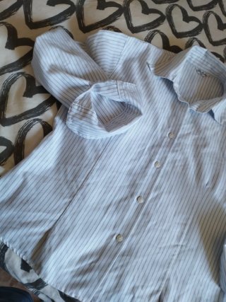Camisa Boteli  vintage Rayas Finas Talla XL
