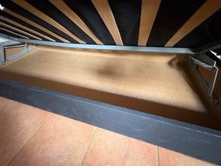 Sofá Cama Gris y Negro