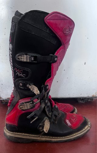 Botas Motocross Enduro Rainers Rojas y Negras