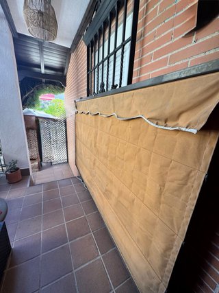 Toldo palillera tela y metal