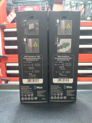 Juego Destornilladores Wera 9556 y 9557 VDE