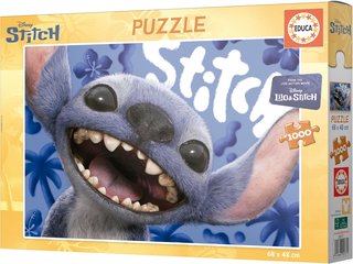 Puzzle Stitch REF-20277 Nuevo - Puzzle de 1000 Piezas para Adultos | Lilo & Stitch. Medidas: 68 x 48 cm. A Partir de 14 años (20277)