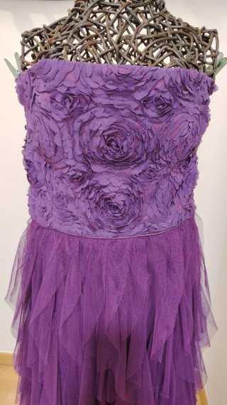 Vestido de fiesta morado