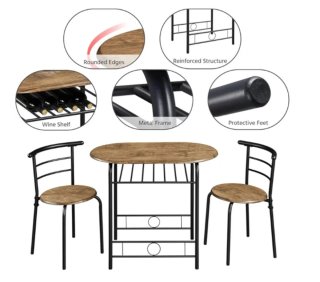 Mesa y 2 Sillas Comedor