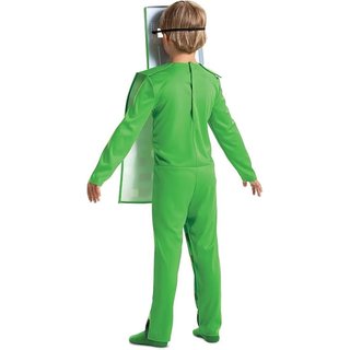 Disguise Disfraz Creeper de Minecraft (talla S) 5-6 años, , Disfraz Infantil de Creeper de Minecraft, Licencia Oficial de Disguise, Ajuste Cómodo y Diseño Detallado