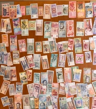 Colección 100 Billetes Extranjeros Variados