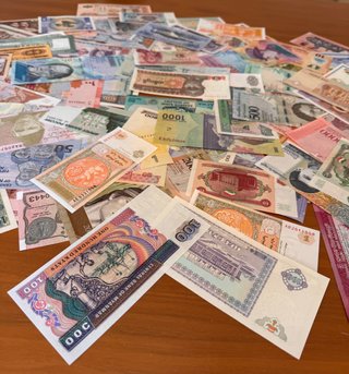 Colección 100 Billetes Extranjeros Variados