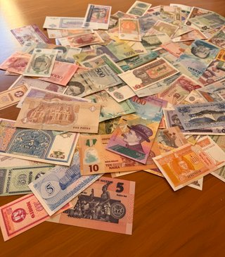 Colección 100 Billetes Extranjeros Variados