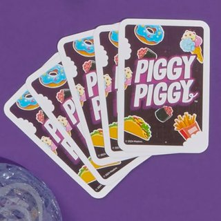 Hasbro Gaming Piggy Piggy, Juego de Cartas, 2 a 6 Jugadores, Planes al Aire Libre, Familia y Amigos, Regalo para Niños y Niñas de 7 Años o Más, Cerditos y Cabras