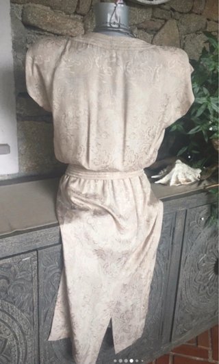 Abito e Blazer Seta Vintage Boho Tg. L