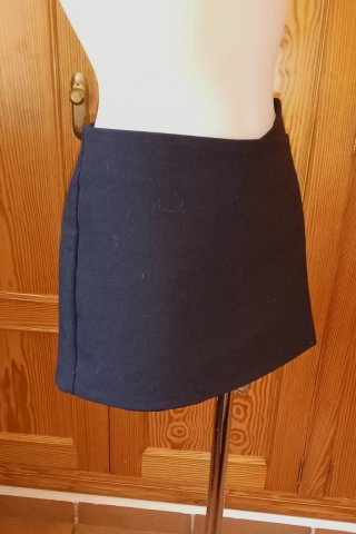 Zara Falda Pantalón Corta Negra
