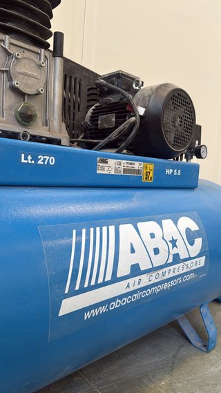 Compresor ABAC 270L 5.5HP Trifásico