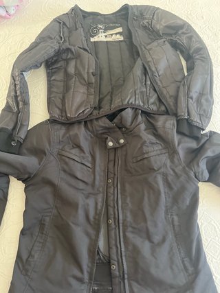 Chaqueta Moto Mujer Rainers Negra TALLA L