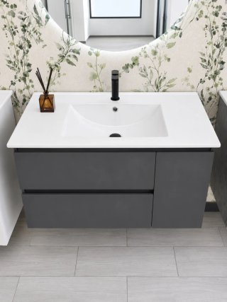 MUEBLE DE BAÑO SUSPENDIDO ALTA GAMA DE LUJO 60cm