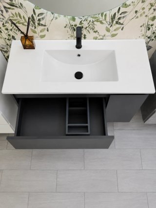 MUEBLE DE BAÑO SUSPENDIDO ALTA GAMA DE LUJO 60cm