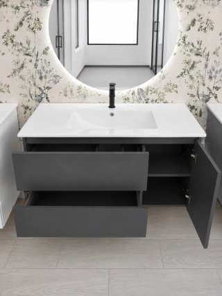 MUEBLE DE BAÑO SUSPENDIDO ALTA GAMA DE LUJO 60cm
