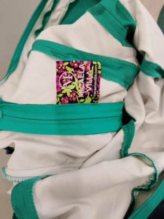 Vestido Flamenca/Sevillana Verde Azulado