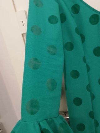 Vestido Flamenca/Sevillana Verde Azulado