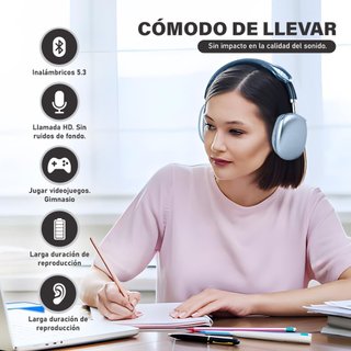 P9 auriculares inalámbricos, Bluetooth, micrófono , color imagen principal, ENVIO 24H