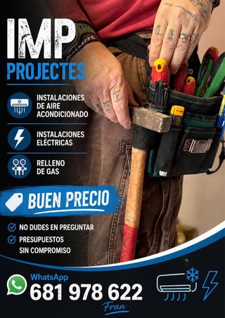 Electricista, Instalador de aire acondicionado.