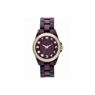 Reloj Marc Jacobs Morado Correa Metálica