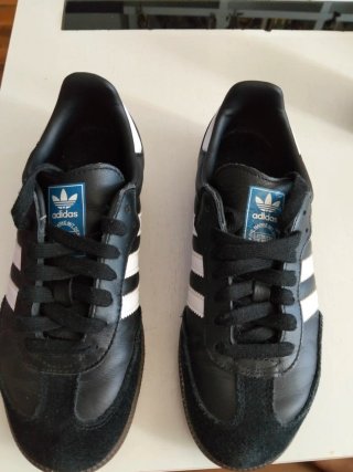 Zapatillas Adidas Samba Negras Blancas 36 2/3