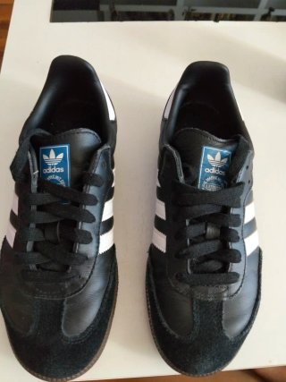 Zapatillas Adidas Samba Negras Blancas 36 2/3