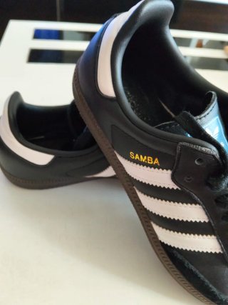 Zapatillas Adidas Samba Negras Blancas 36 2/3